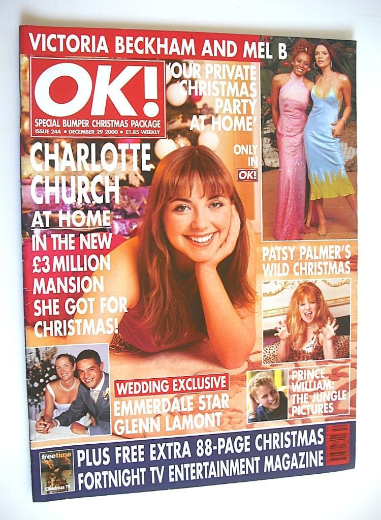 OK! magazine - Charlotte Church cover (29 December 2000 - Issue 244)