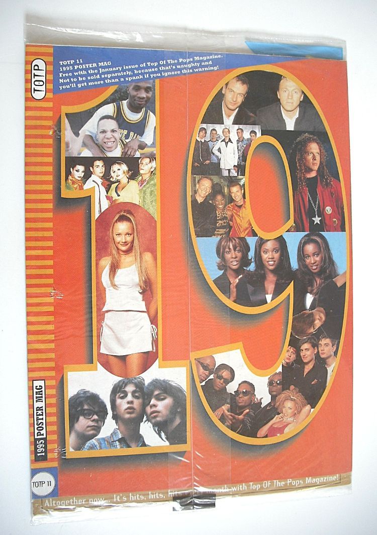 Top Of The Pops magazine - Ronan Keating and Stephen Gately cover (January 1996)