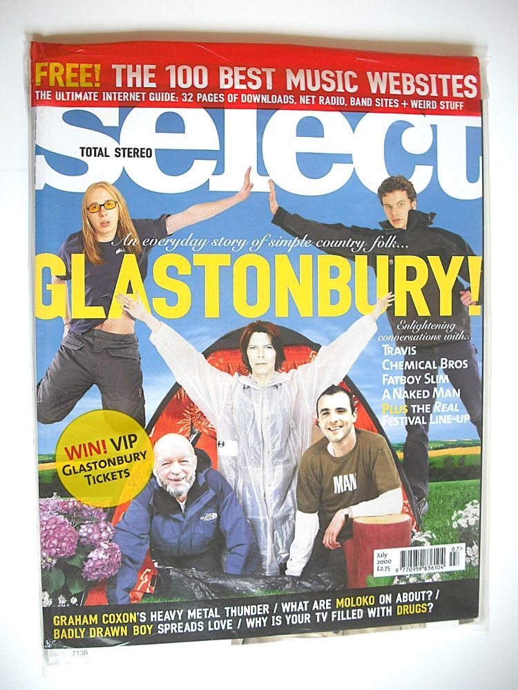 SELECT magazine - Glastonbury cover (July 2000)