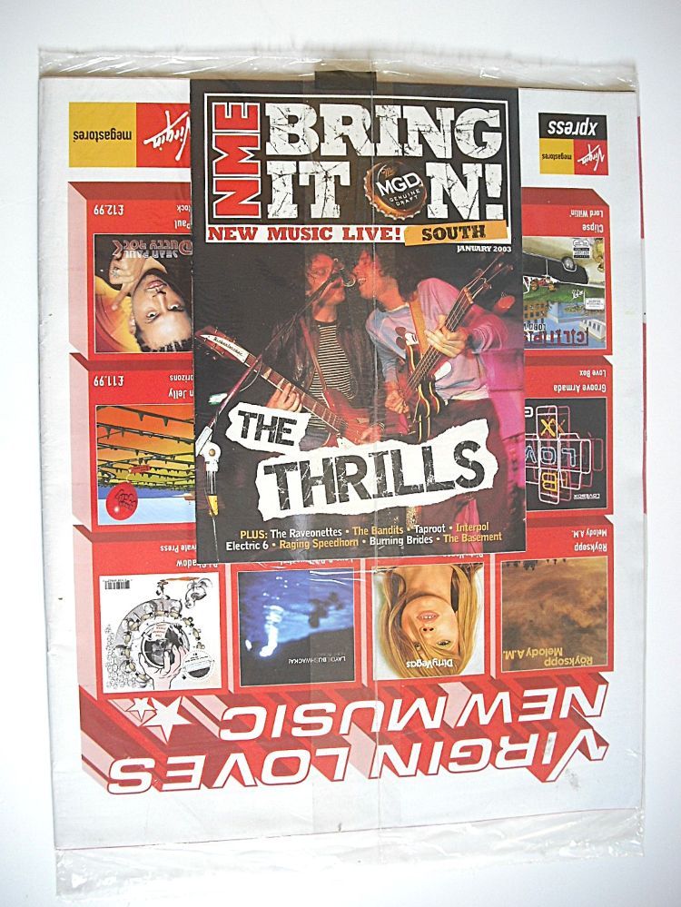 NME magazine - Eminem cover (18 January 2003)