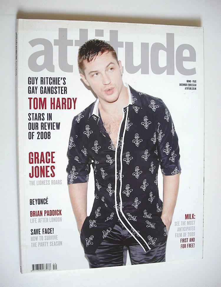 Attitude magazine - Tom Hardy cover (December 2008)