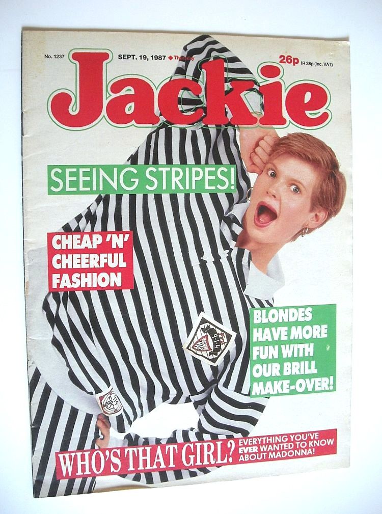 Jackie magazine - 19 September 1987 (Issue 1237)