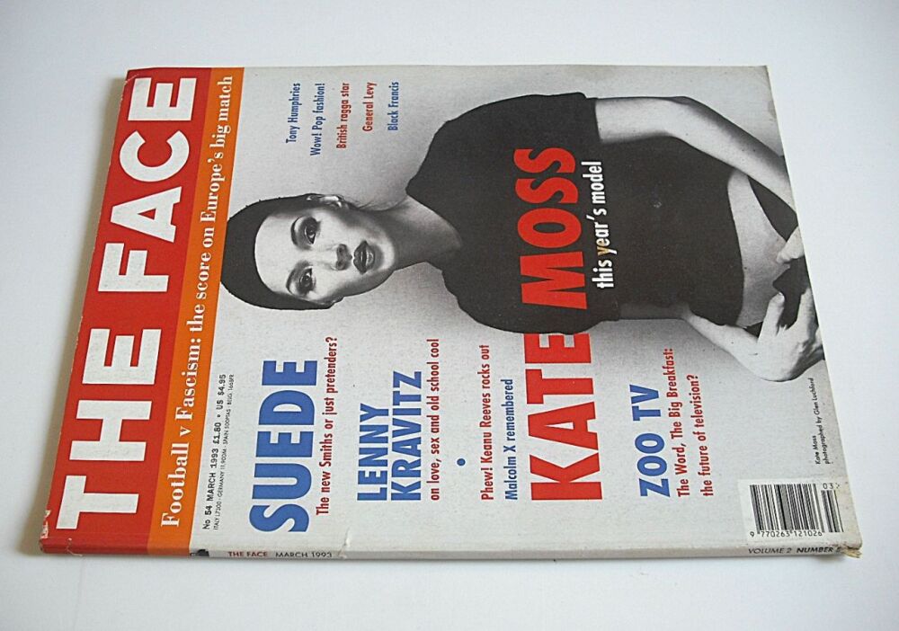 The Face magazine - Kate Moss cover (March 1993 - Volume 2 No. 54)