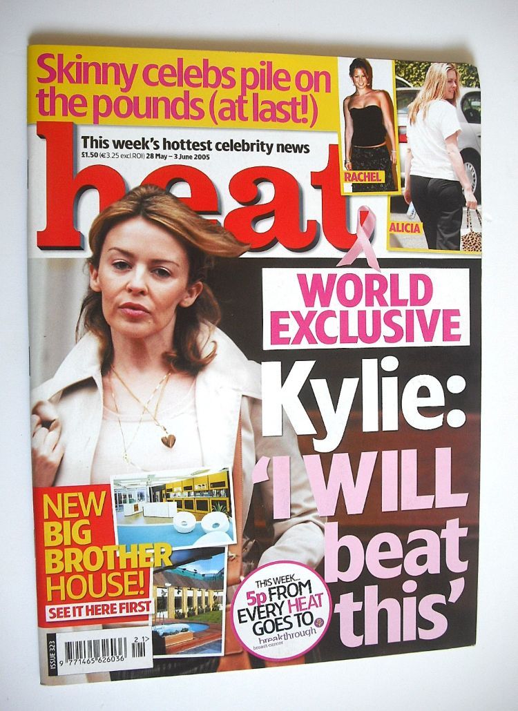 <!--2005-05-28-->Heat magazine - Kylie Minogue cover (28 May - 3 June 2005 