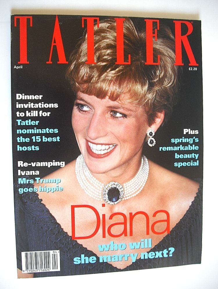 <!--1993-04-->Tatler magazine - April 1993 - Princess Diana cover