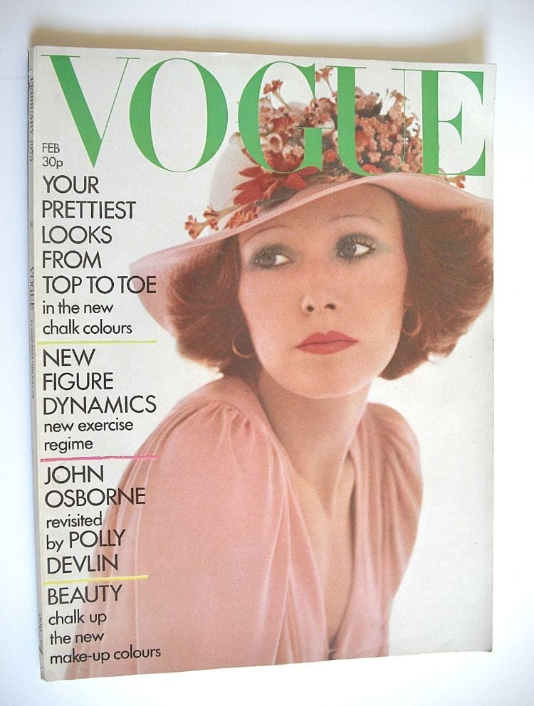 British Vogue magazine - February 1973
