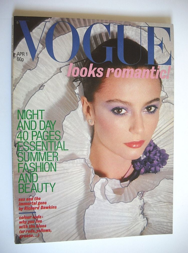 British Vogue magazine - 1 April 1977 (Vintage Issue)