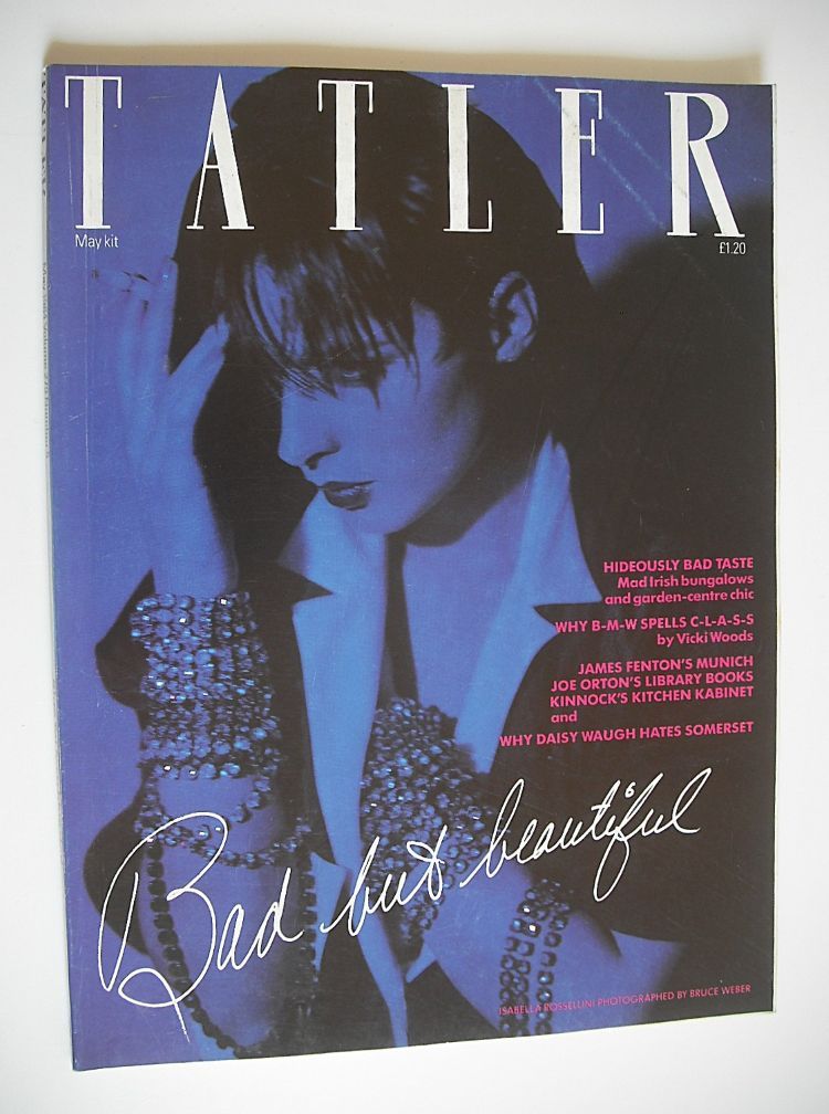 Tatler magazine - May 1984 - Isabella Rossellini cover