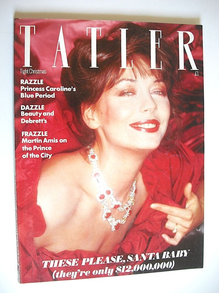 Tatler magazine - December 1981 - Lesley-Anne Down cover