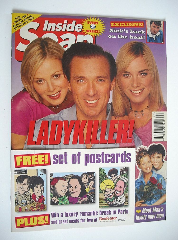 Inside Soap magazine - Ladykiller cover (6-19 February 1999)