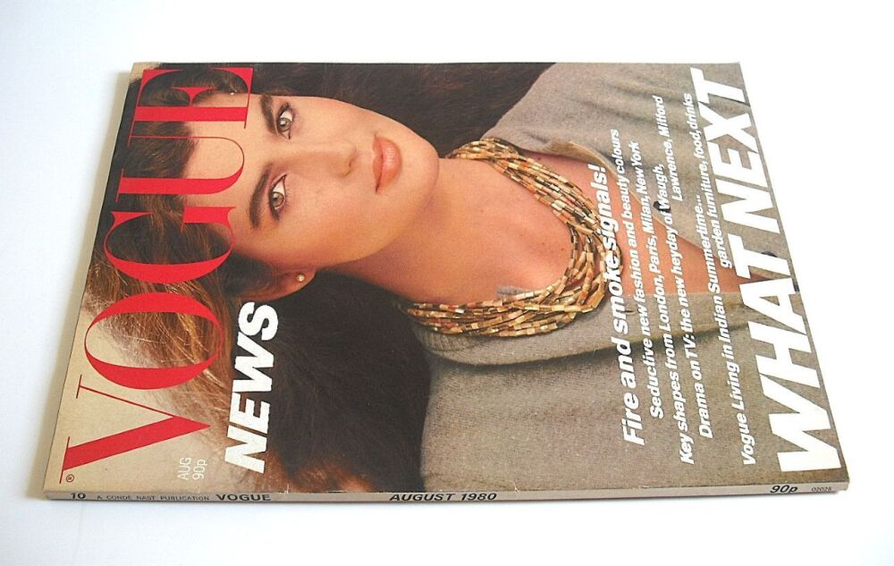 British Vogue magazine - August 1980 (Vintage Issue)