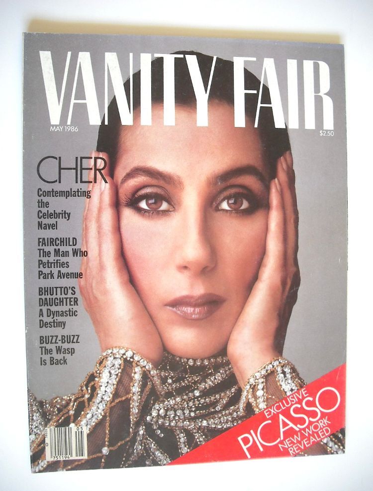 US Vanity Fair magazine - Cher cover (May 1986)