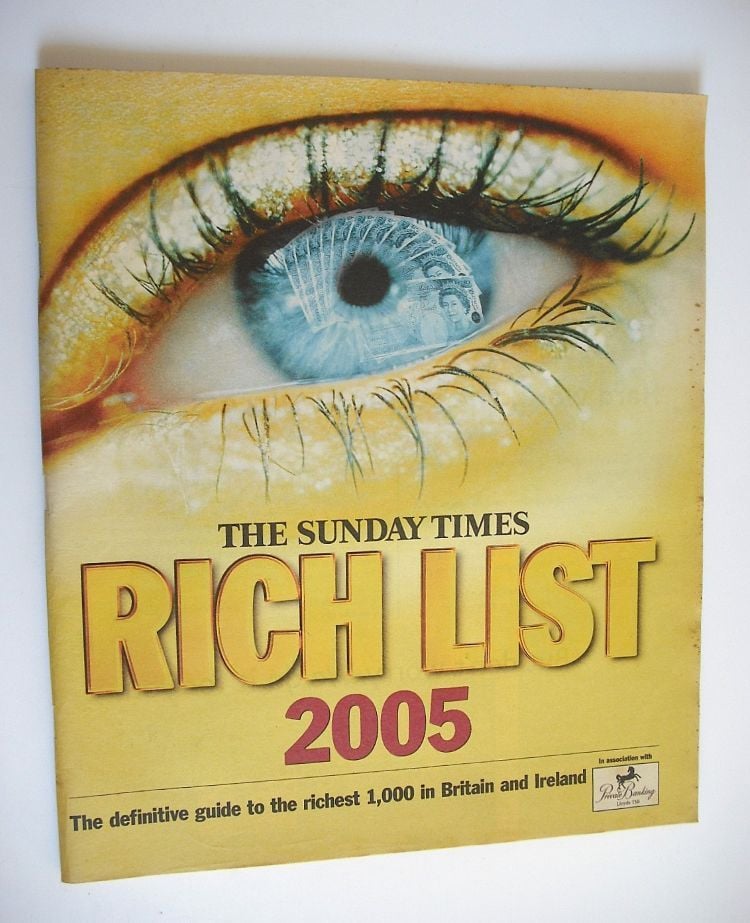 The Sunday Times Rich List 2005 magazine
