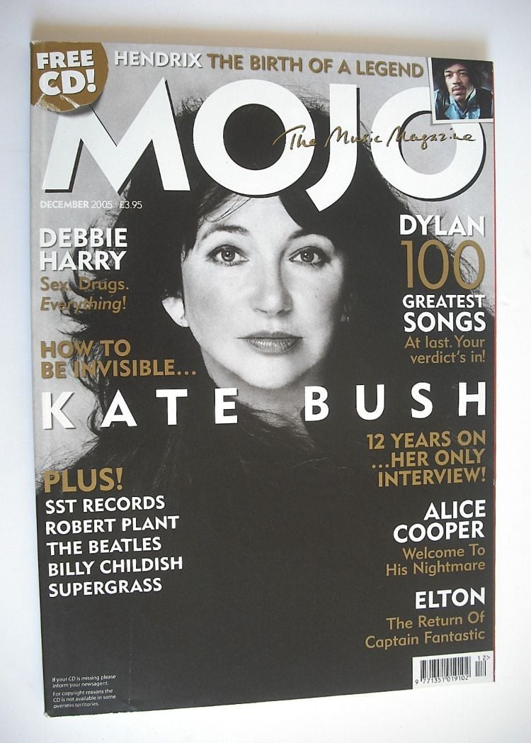 MOJO magazine - Kate Bush cover (December 2005 - Issue 145)