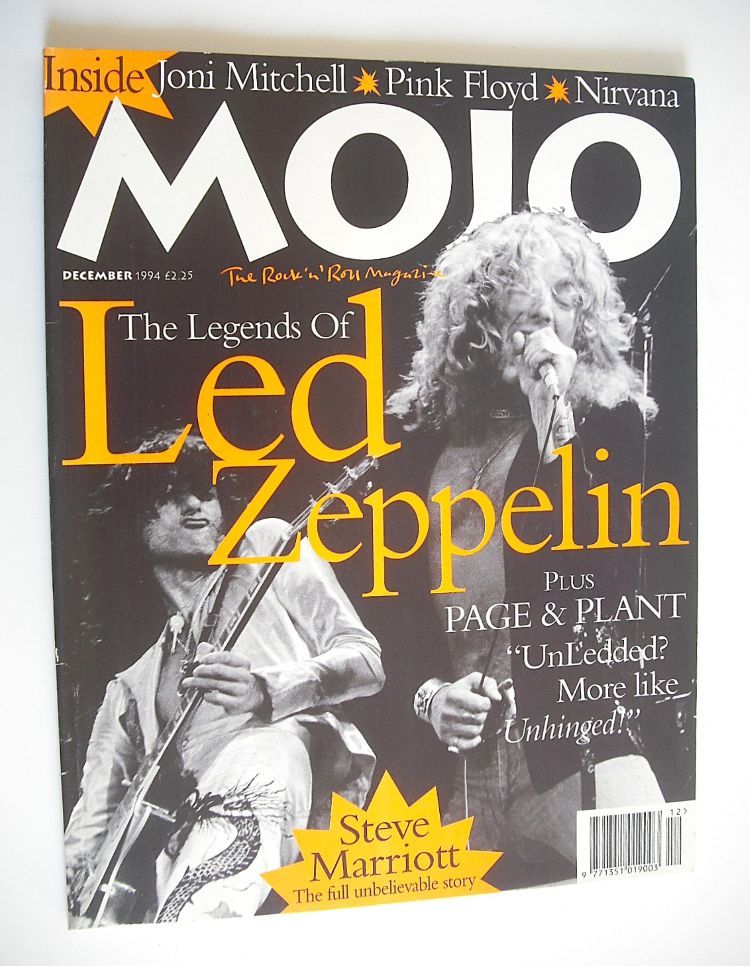 MOJO magazine - Led Zeppelin cover (December 1994 - Issue 12A)