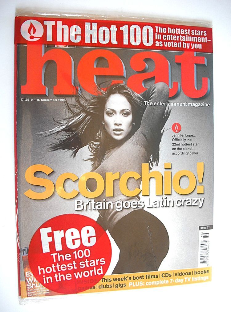 Heat magazine - Jennifer Lopez cover (9-15 September 1999 - Issue 32)