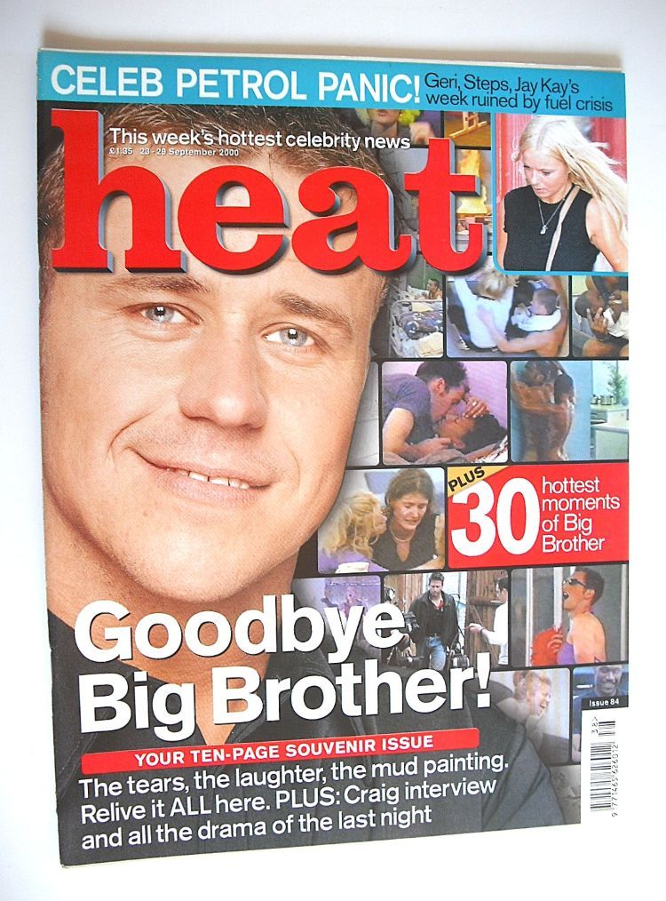 Heat magazine - Craig Phillips cover (23-29 September 2000 - Issue 84)