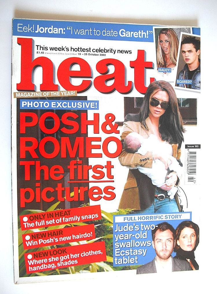 Heat magazine - Victoria Beckham cover (19-25 October 2002 - Issue 190)