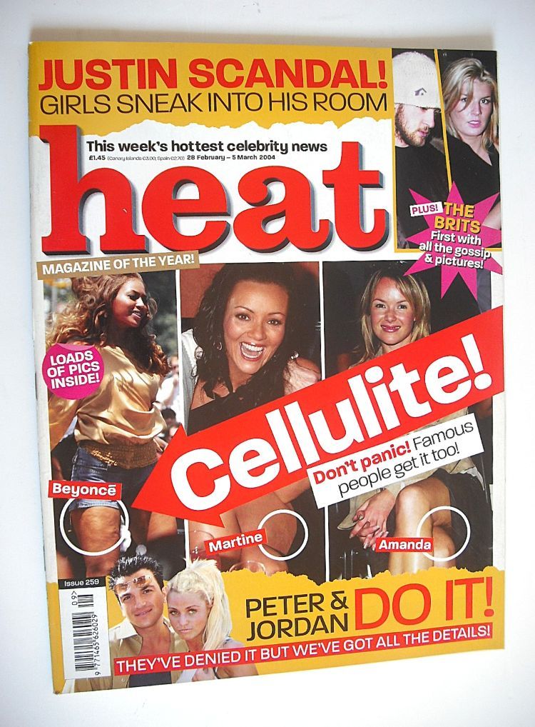 <!--2004-02-28-->Heat magazine - Cellulite! cover (28 February - 5 March 20