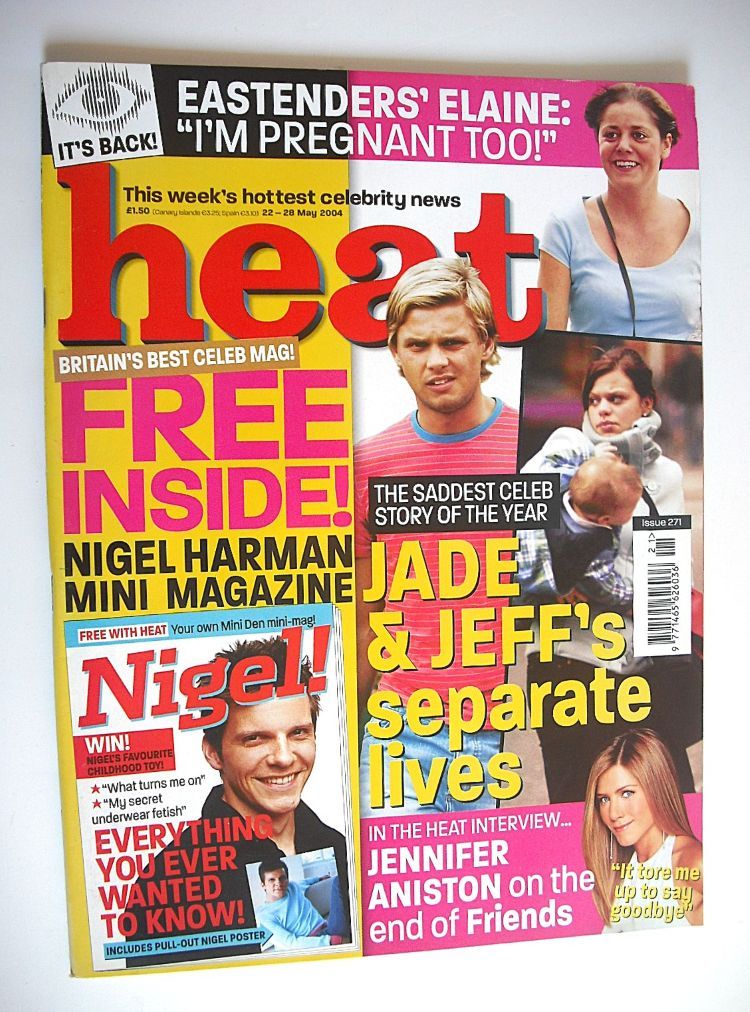 Heat magazine - Jade Goody and Jeff Brazier cover (22-28 May 2004 - Issue 271)