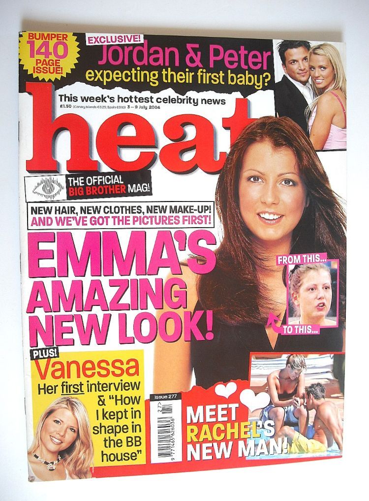 Heat magazine - Emma Greenwood cover (3-9 July 2004 - Issue 277)