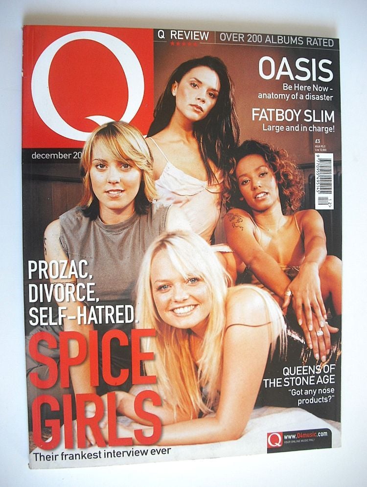 Q magazine - The Spice Girls cover (December 2000)