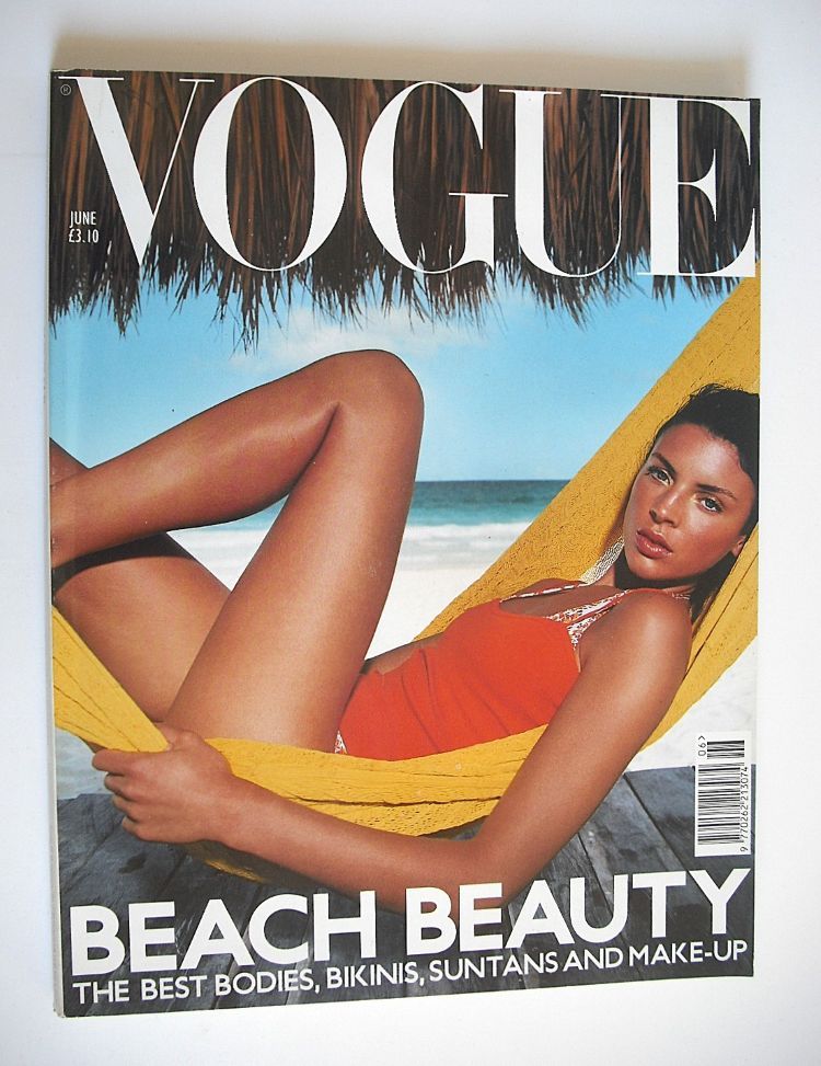 British Vogue magazine - June 2000 - Liberty Ross cover