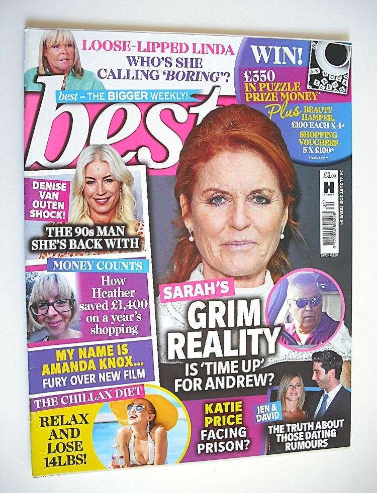 Best magazine - 24 August 2021 - Sarah Ferguson cover