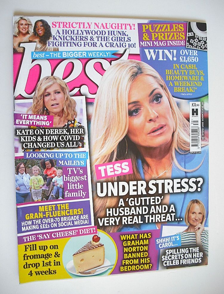 Best magazine - 28 September 2021 - Tess Daly cover