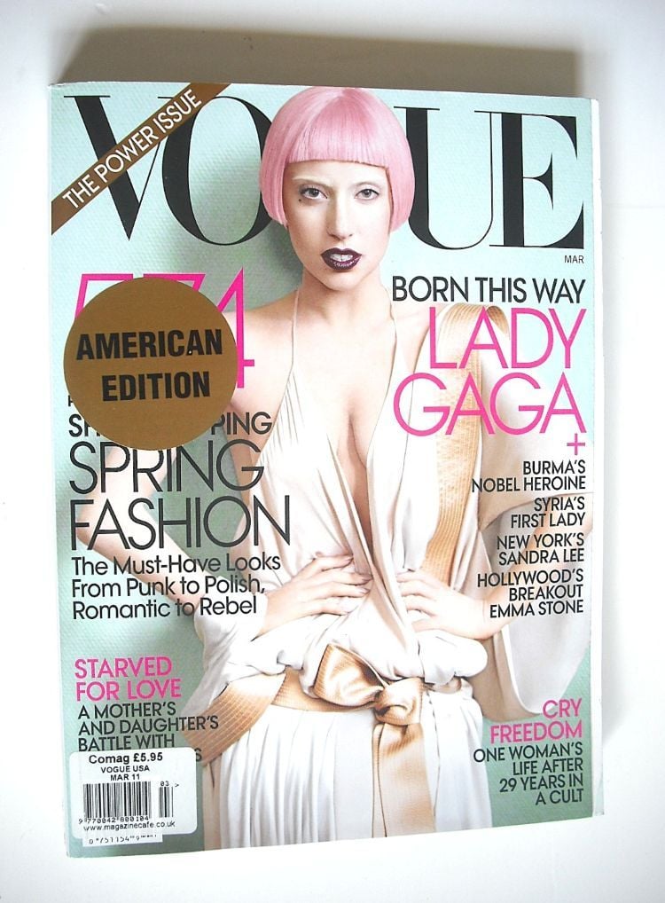 <!--2011-03-->US Vogue magazine - March 2011 - Lady Gaga cover