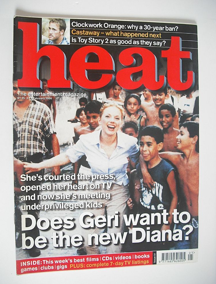 Heat magazine - Geri Halliwell cover (3-9 February 2000 - Issue 51)