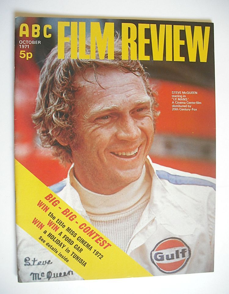 ABC Film Review magazine - Steve McQueen cover (October 1971)