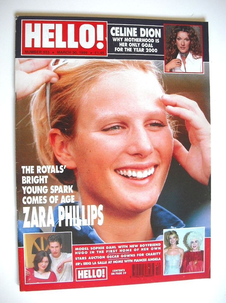 <!--1999-03-30-->Hello! magazine - Zara Phillips cover (30 March 1999 - Iss