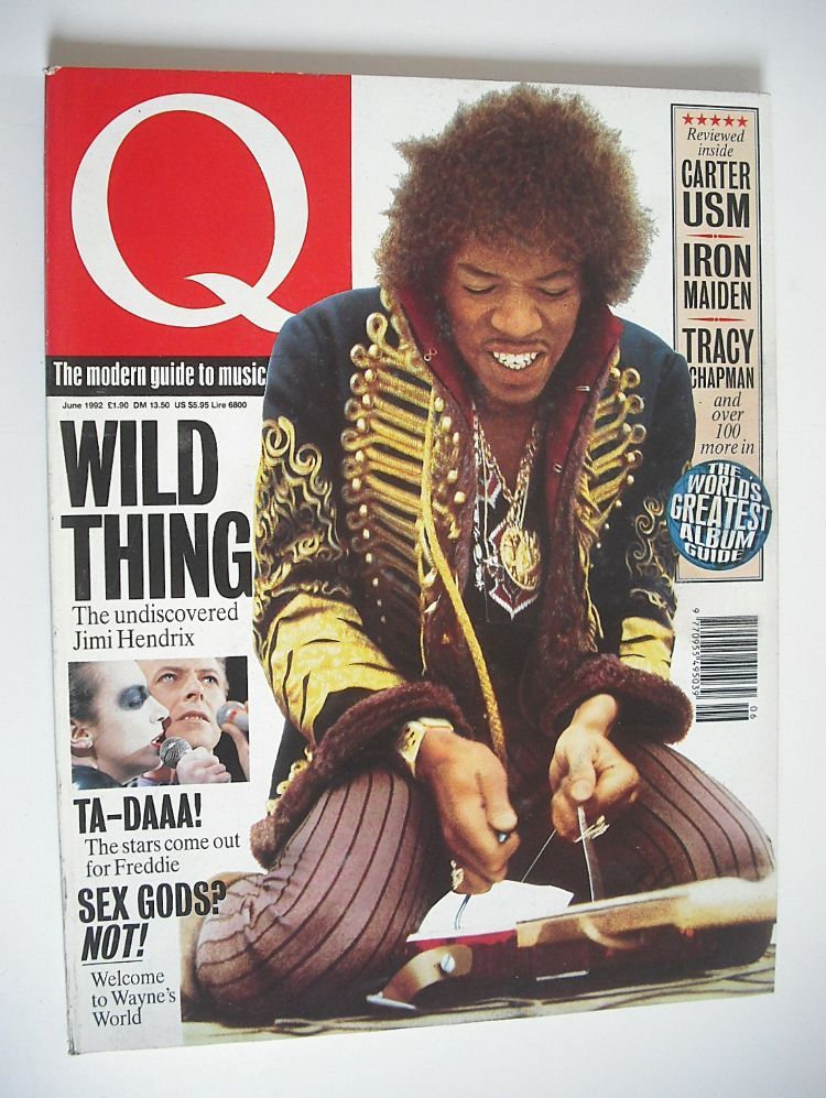 Q magazine - Jimi Hendrix cover (June 1992)
