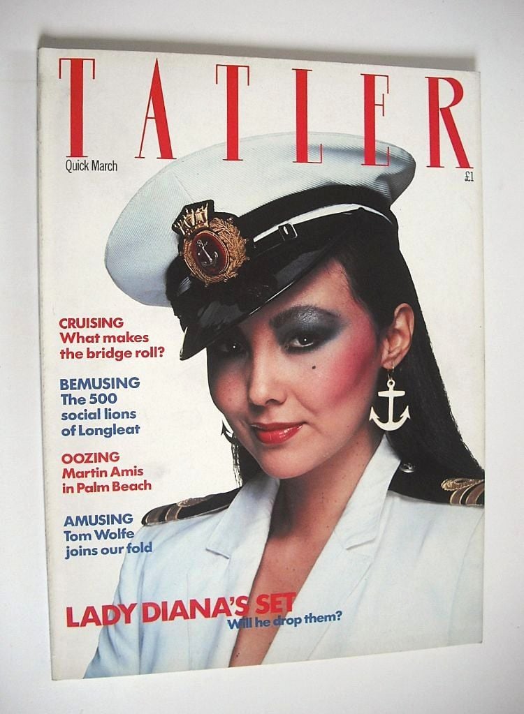 Tatler magazine - March 1981 - Marie Helvin cover