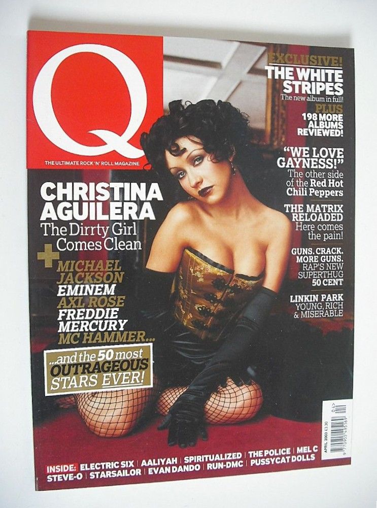 Q magazine - Christina Aguilera cover (April 2003)