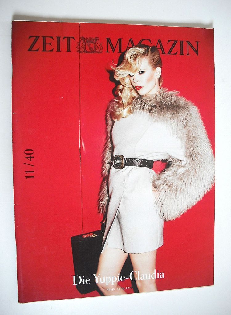Zeit magazine - Claudia Schiffer cover (11/40) (14 October 2010)