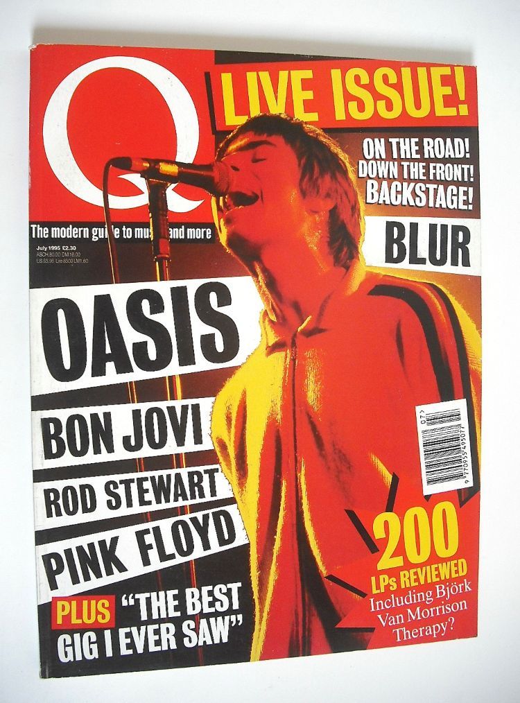 Q magazine - Liam Gallagher cover (July 1995)