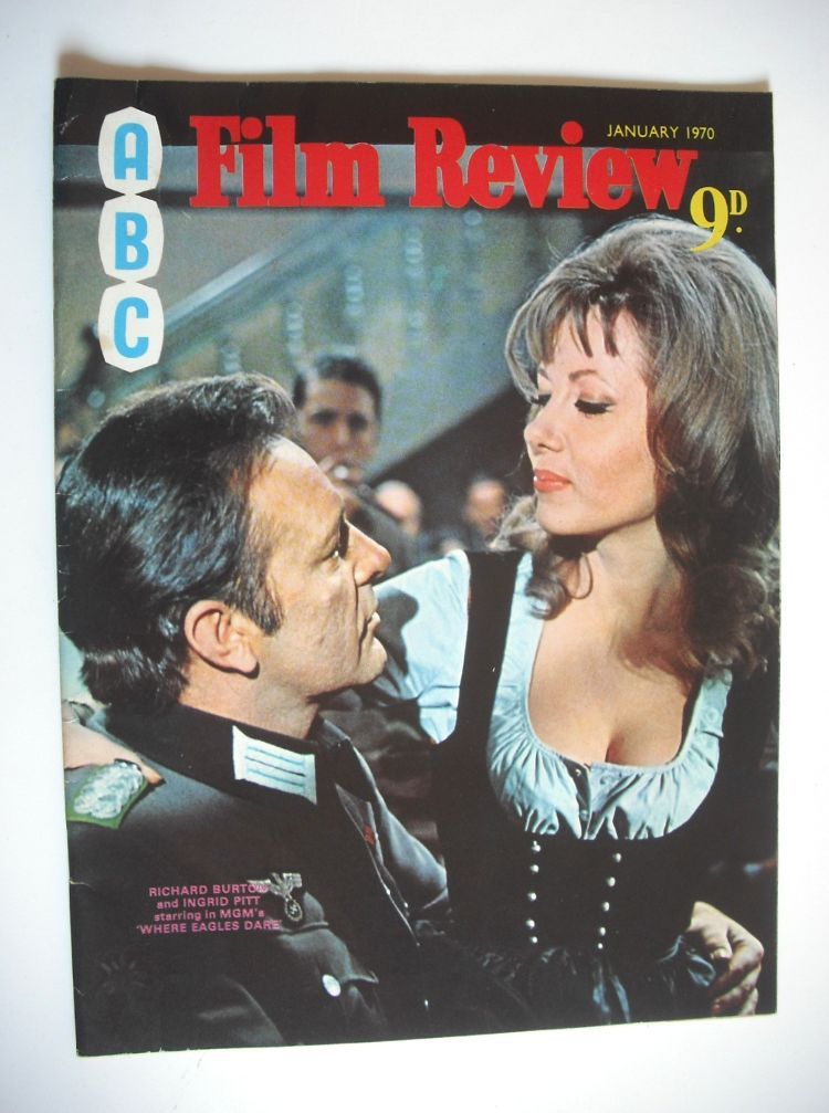 ABC Film Review magazine - Richard Burton and Ingrid Pitt cover (January 1970)