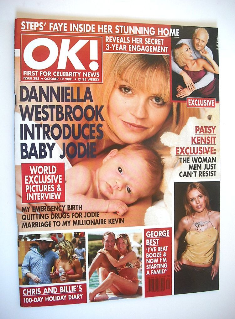 OK! magazine - Danniella Westbrook cover (12 October 2001 - Issue 285)