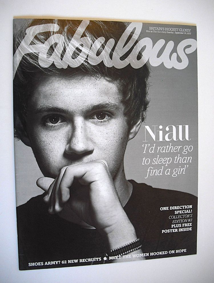 Fabulous magazine - Niall Horan cover (30 September 2012)