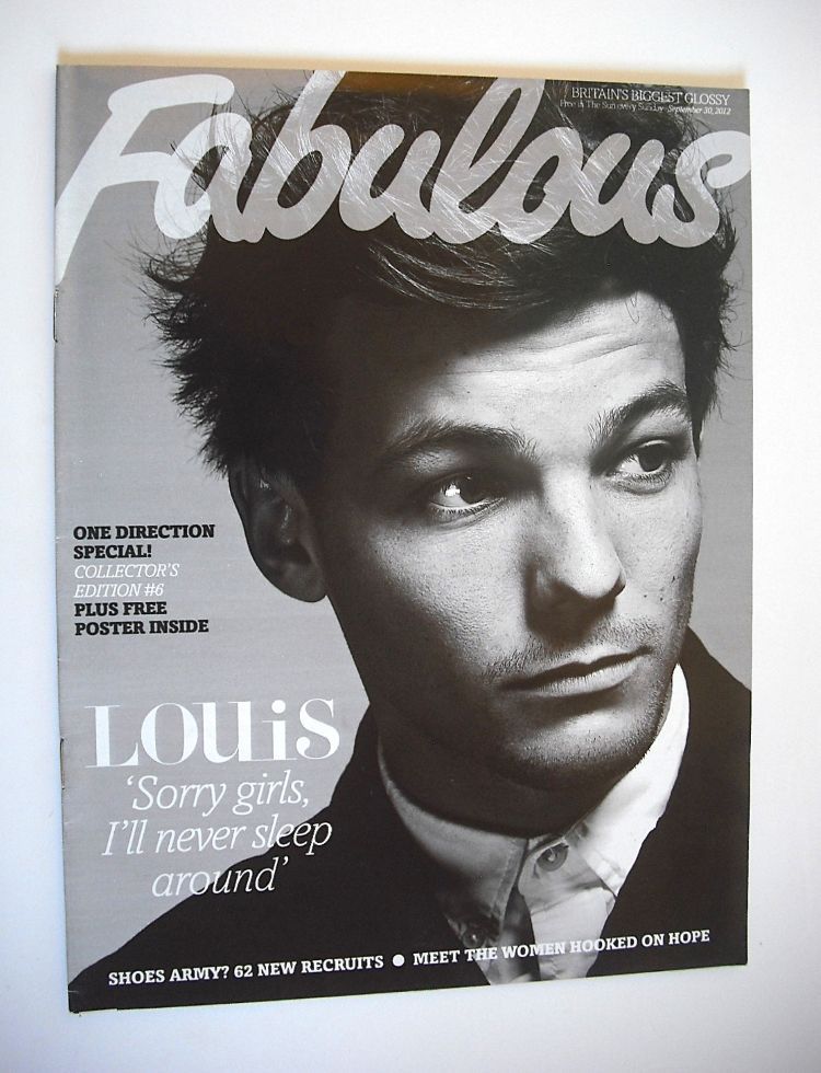 Fabulous magazine - Louis Tomlinson cover (30 September 2012)