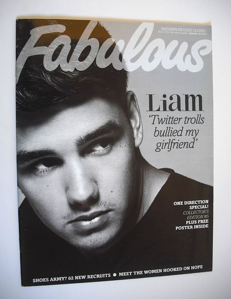 Fabulous magazine - Liam Payne cover (30 September 2012)