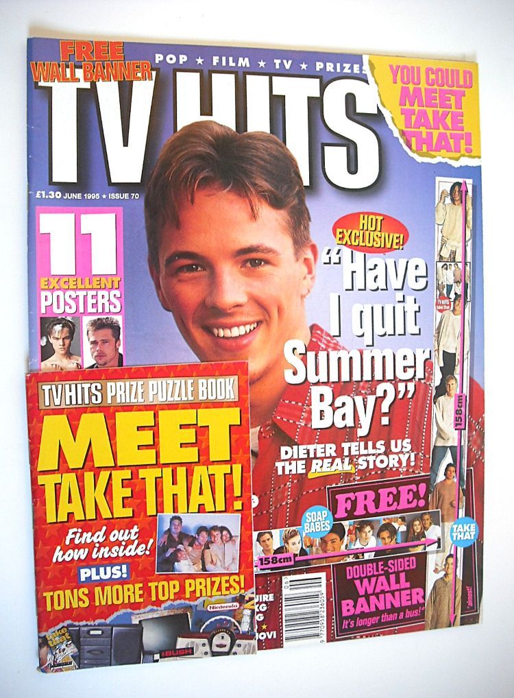 TV Hits magazine - June 1995 - Dieter Brummer cover