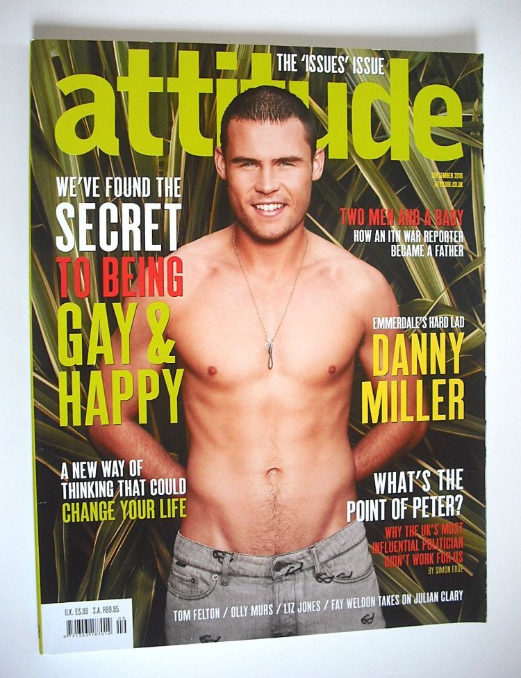 <!--2010-09-->Attitude magazine - Danny Miller cover (September 2010 - Issu