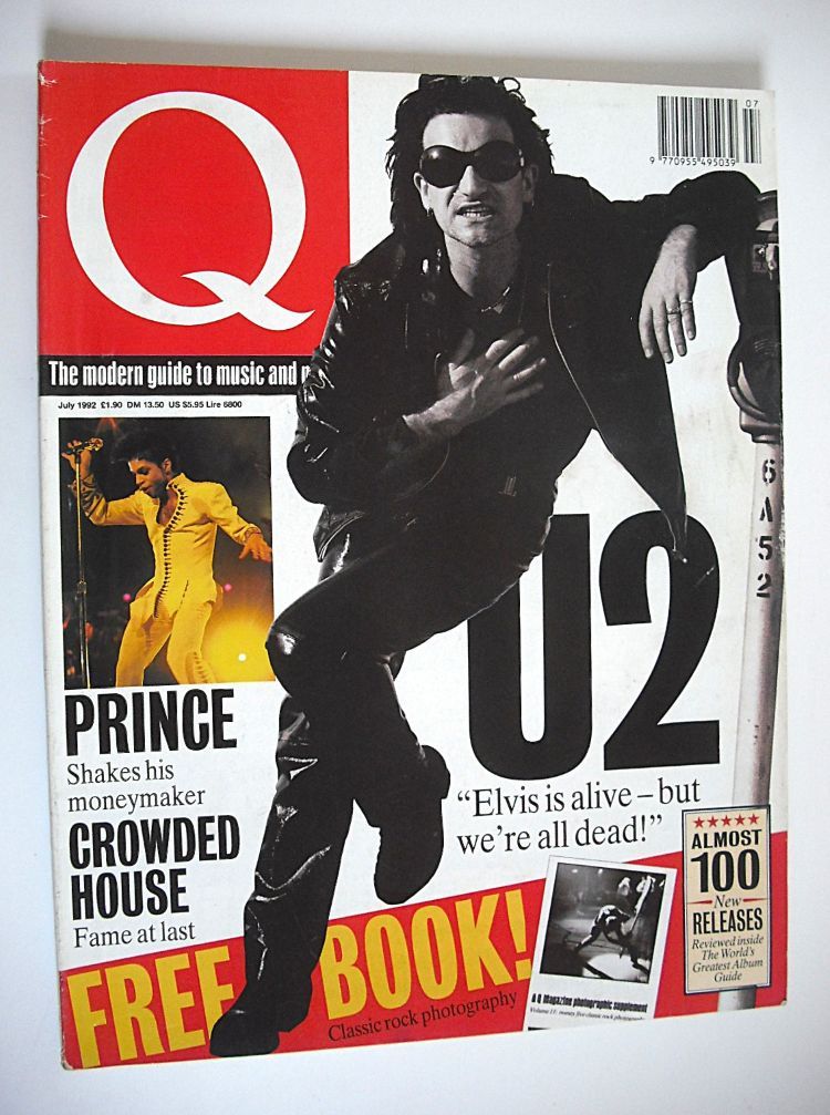 Q magazine - Bono cover (July 1992)