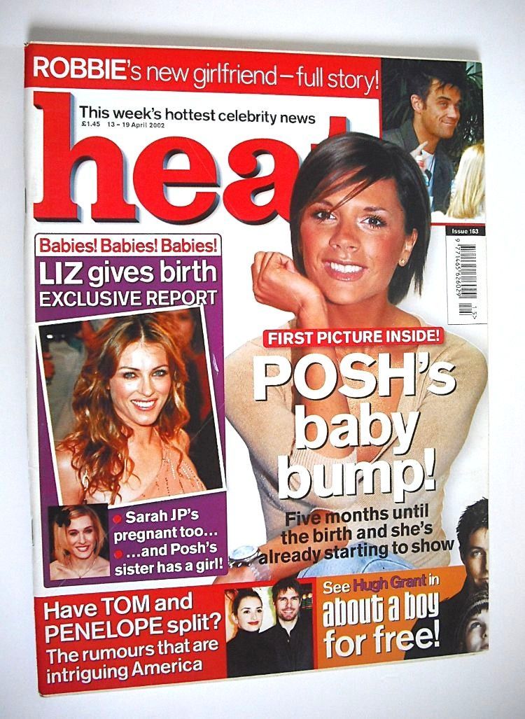 Heat magazine - Victoria Beckham cover (13-19 April 2002 - Issue 163)