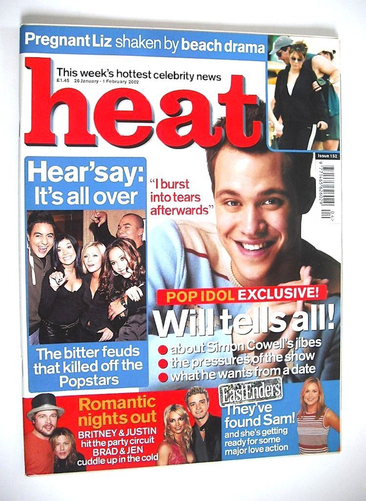 <!--2002-01-26-->Heat magazine - Will Young cover (26 January-1 February 20