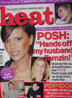 <!--2002-01-19-->Heat magazine - Victoria Beckham cover (19-25 January 2002