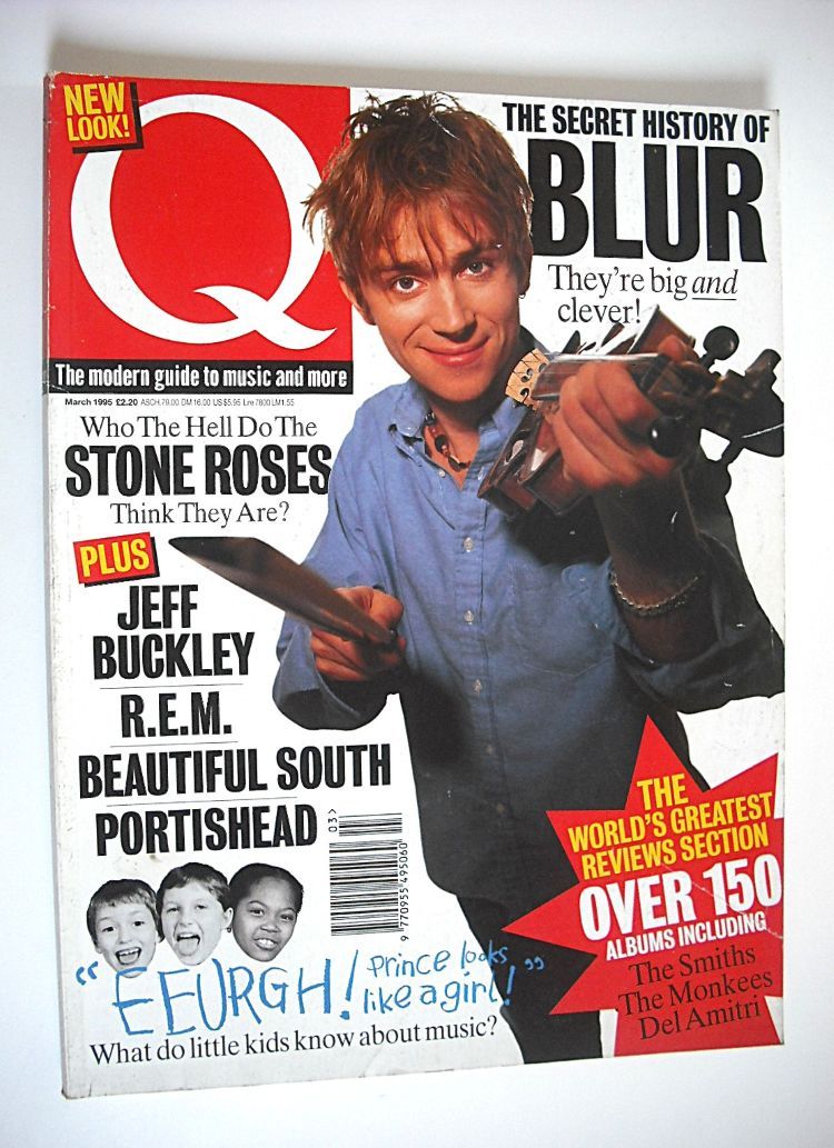 Q magazine - Damon Albarn cover (March 1995)